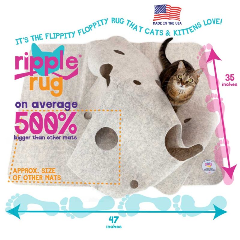 RIPPLE RUG Snuggly Cat